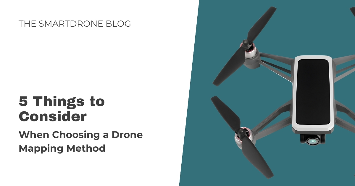 A zoomed-in image of a multirotor drone