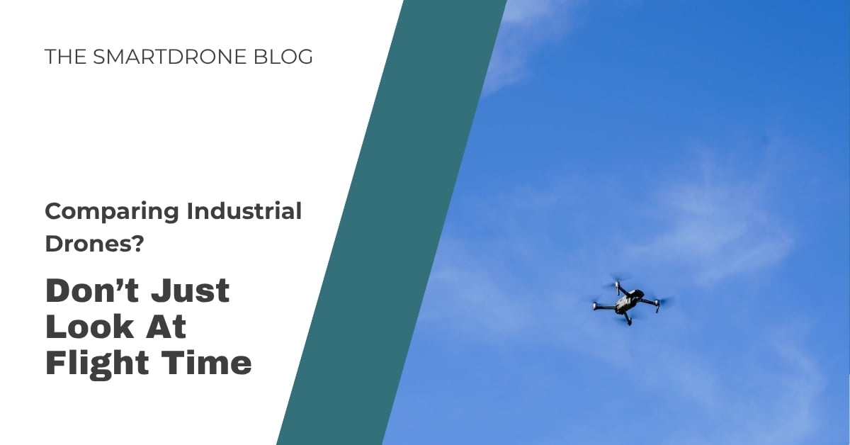 an operator flying a drone